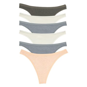 Cotton Thong 6-Pack